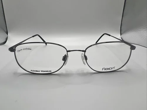 FLEXON Flexible Titanium 600 145 54/18 Gunmetal Men’s Frames Hh23