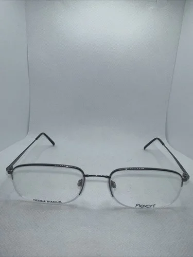 Flexon Flexible Titanium 606 54/19 150 Gunmetal Unisex Adult Frames Only Y76