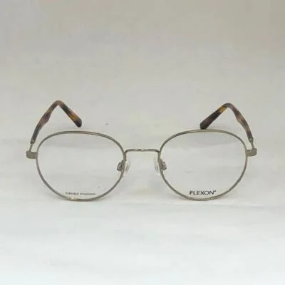 FLEXON H6010 710 TITANIUM EYEGLASSES COLOR GOLD 50-20-140 BRAND NEW