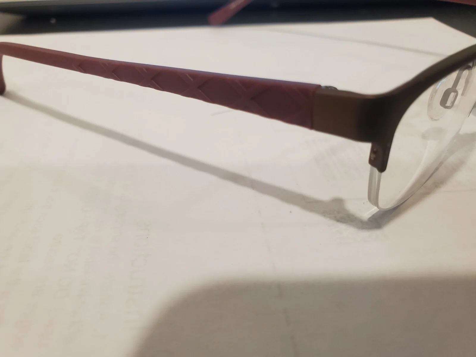 Flexon Lena 505 Semi-Rimless 49/18/135MM NEW TITANIUM B30MM Eyeglasses FLEXIBLE 3
