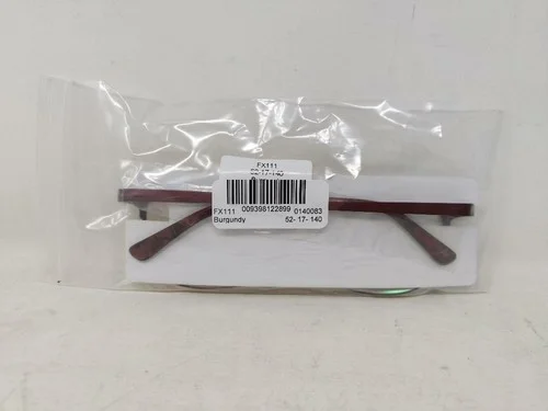 Flexure by Capri FX111 Unisex Eyeglass Frames 52-17-140 Burgundy 4
