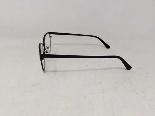 Flexure by Capri FX111 Unisex Eyeglasses Frames Black Metal 52-17-140 2