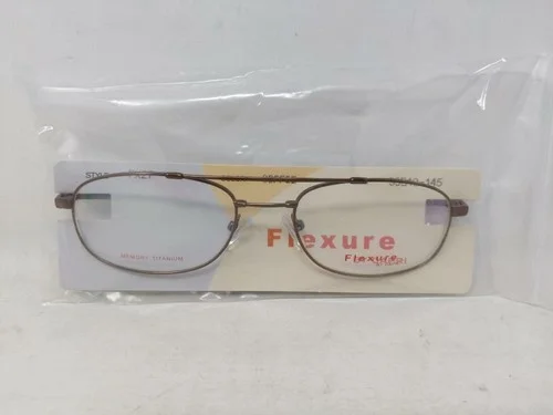 Flexure by Capri FX27 Unisex Eyeglass Frames 55-19-145 Coffee