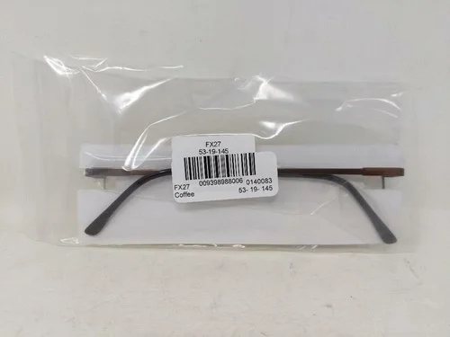 Flexure by Capri FX27 Unisex Eyeglass Frames 55-19-145 Coffee 3