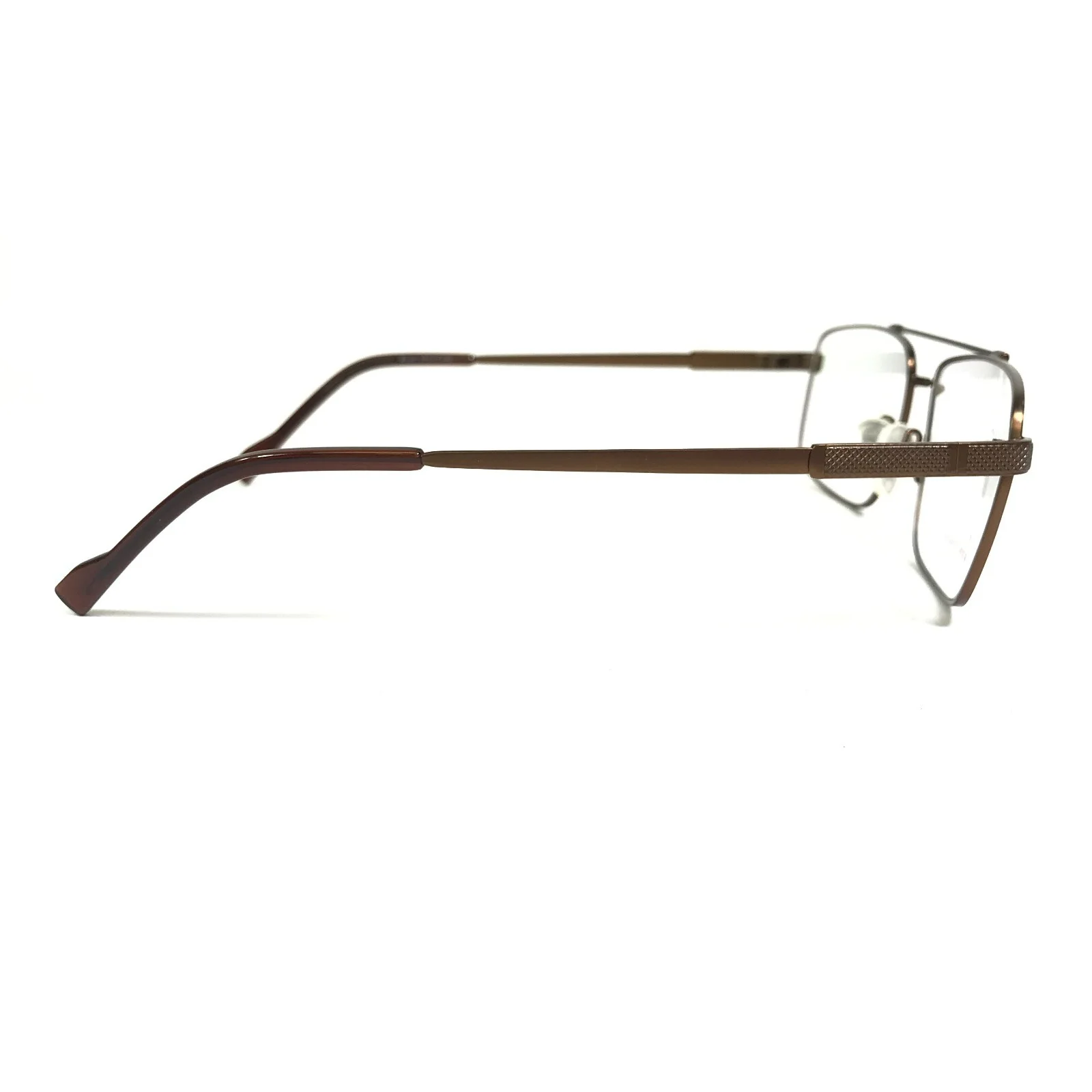 Flexure Eyeglasses Frames FX107 Brown Memory Titanium Extra Large Wide 57-17-145 4