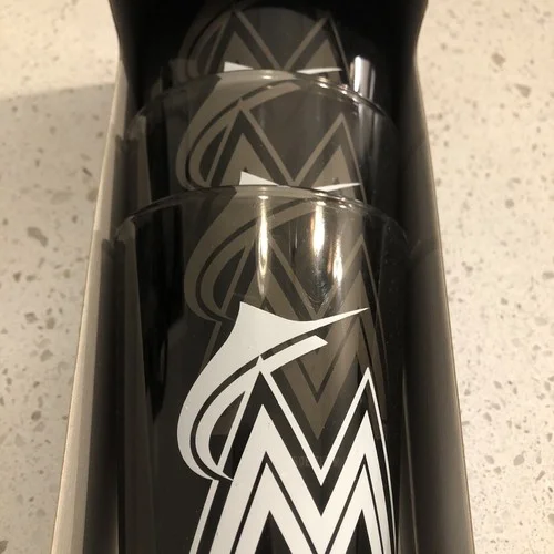 Florida Marlins set of 4 Plastic Pint Glasses new BPA FREE 3