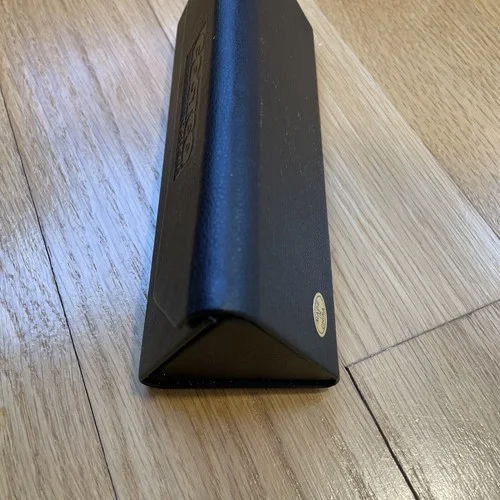 Folding Magnetic Triangle Eyeglass Case Kirkland Signature Costco Optical Brown 3