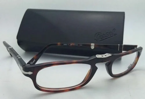 Folding PERSOL Rx-able Eyeglasses 2886-V 24 51-22 Havana Tortoise Frames w/Case 3