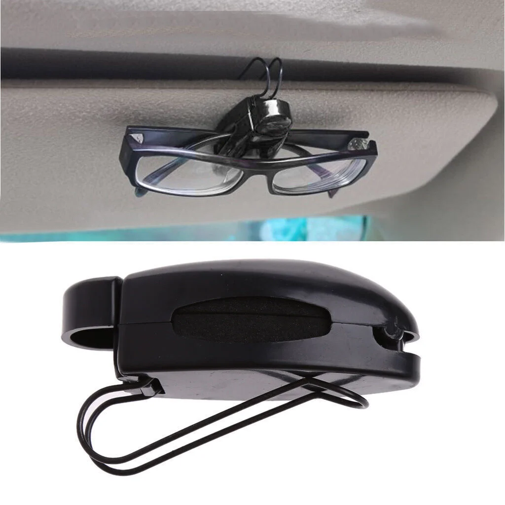 For Glasses Sunglasses Eyeglass Ticket Card 6PACK Car Auto Sun Visor Clip Holder 3