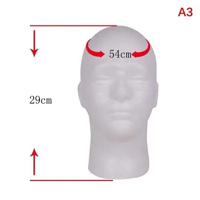 For Hat Glasses Wig Display Stand Male And Female Foam Mannequin Head Model 2