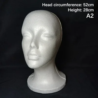 For Hat Glasses Wig Display Stand Male And Female Foam Mannequin Head Model 3