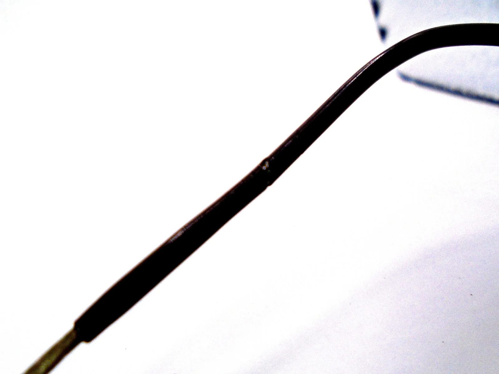 For Parts- Ful-Vue Silver Metal Round Vintage Wrap Around Eyeglasses Frames 4