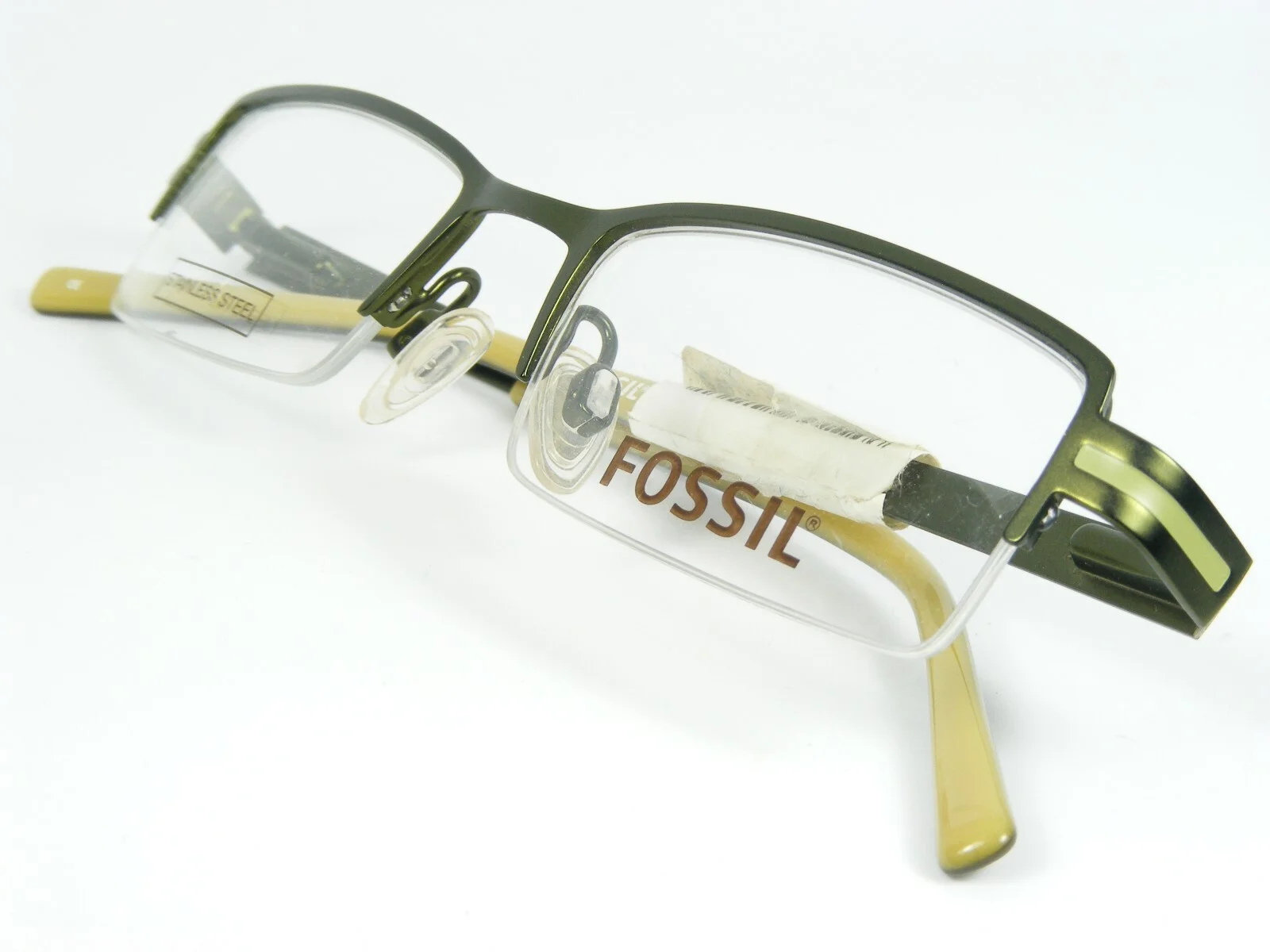 FOSSIL FREMONT OF4025 300 GREEN EYEGLASSES GLASSES FRAME OF 4025 46-18-130mm 3