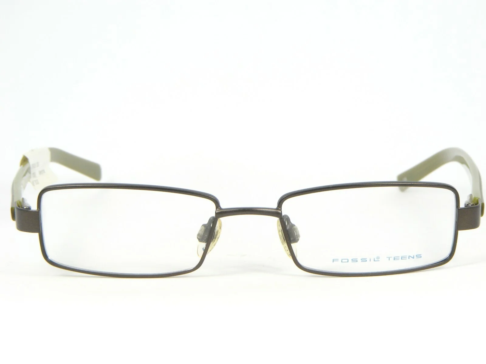 FOSSIL MEMPHIS OF4016 060 BROWN /OLIVE EYEGLASSES GLASSES FRAME 47-16-130mm 2
