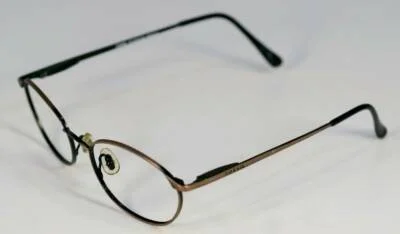 Fossil Sidney Brush Brown Metal Eyeglass Frames Designer Style Rx Eyewear 2