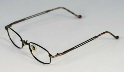 Fossil TRIMLINE Tortoise Shell Brown Metal Eyeglass Frames Designer Rx Eyewear 3