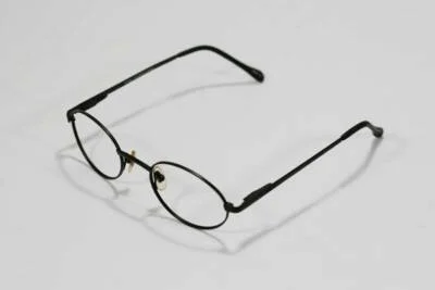 Fossil Unisex DREW Black Metal Eyeglass Frames Designer Style Rx Eyewear 2