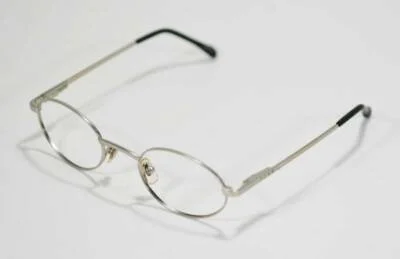 Fossil Unisex DREW Brush Silver Metal Eyeglass Frames Designer Style Rx Eyewear 2