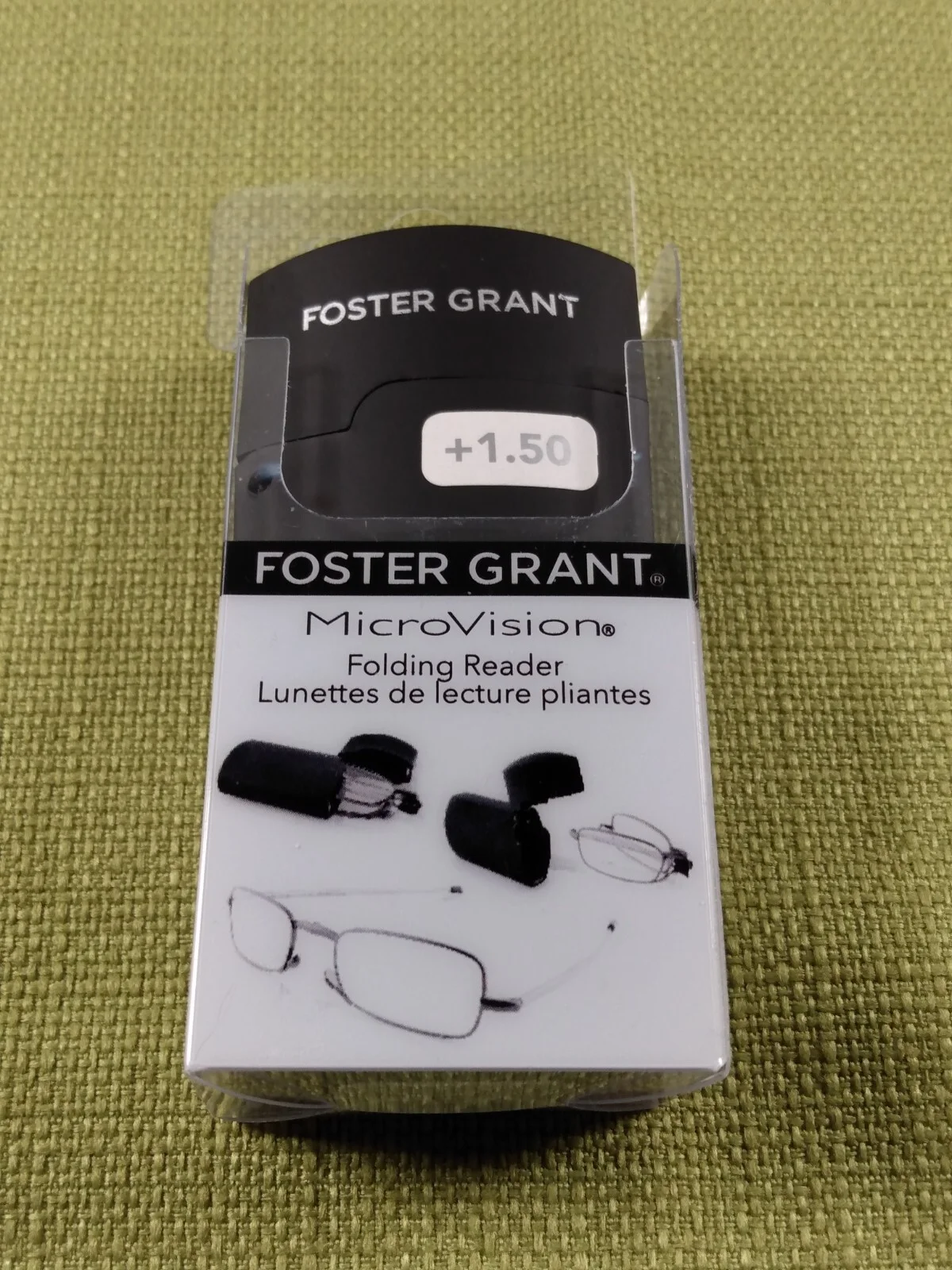 Foster Grant Folding Reading Glasses Gideon (BLACK) Pick Strength +++ 2