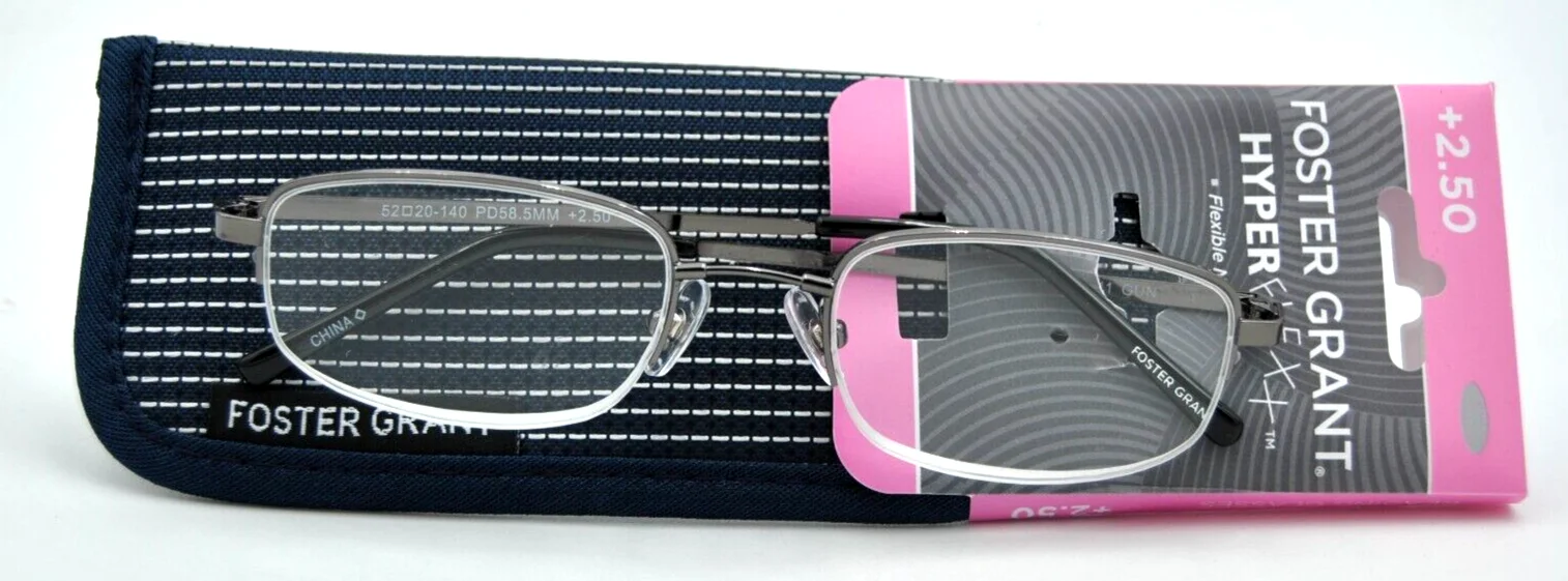 Foster Grant HyperFlexx Reading Glasses Readers HF 25 NEW See Description 2