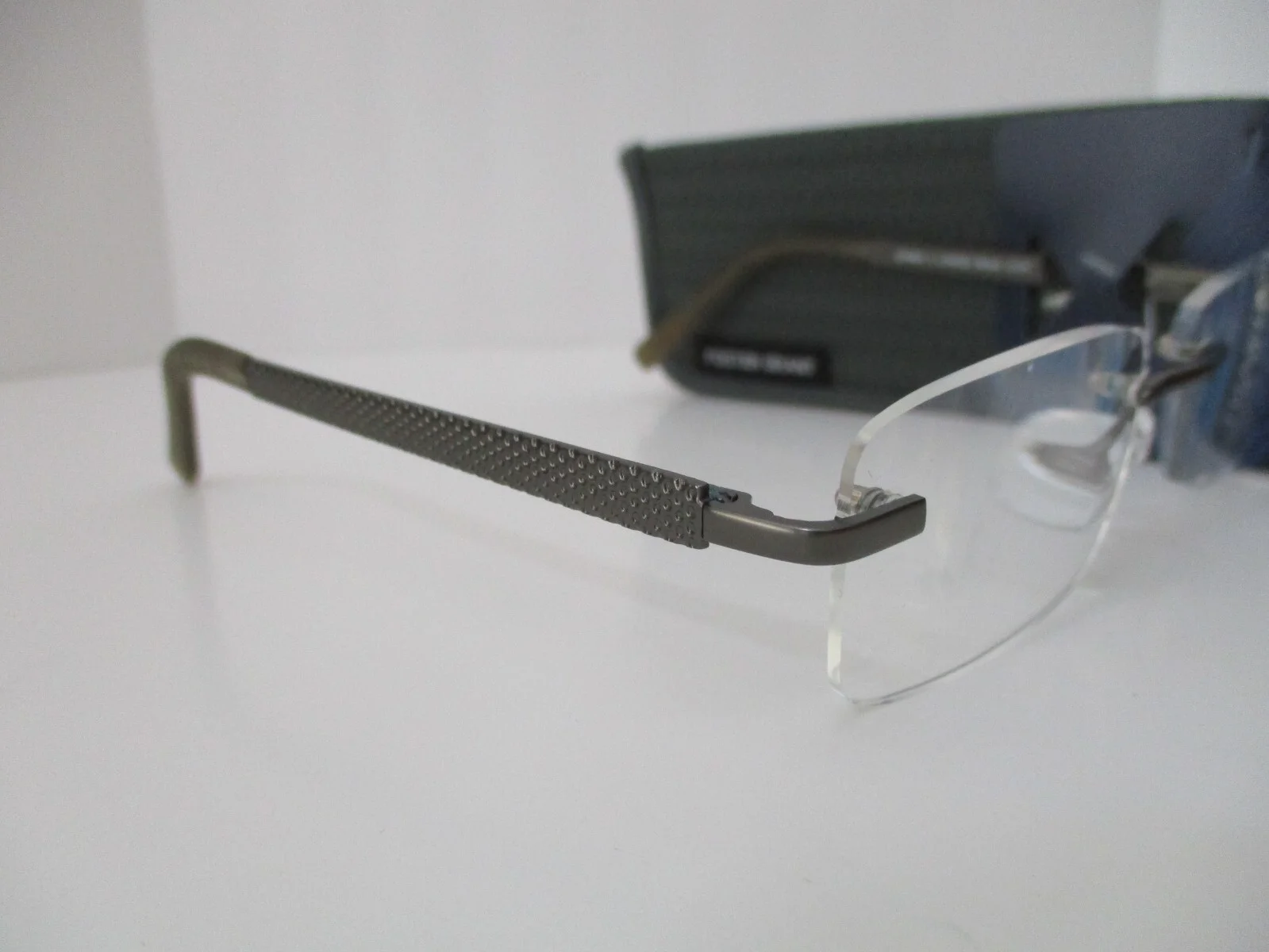 Foster Grant Magnivision Blake Silver Men Rimless Reading Glasses 1.0 1.25 1.5 3