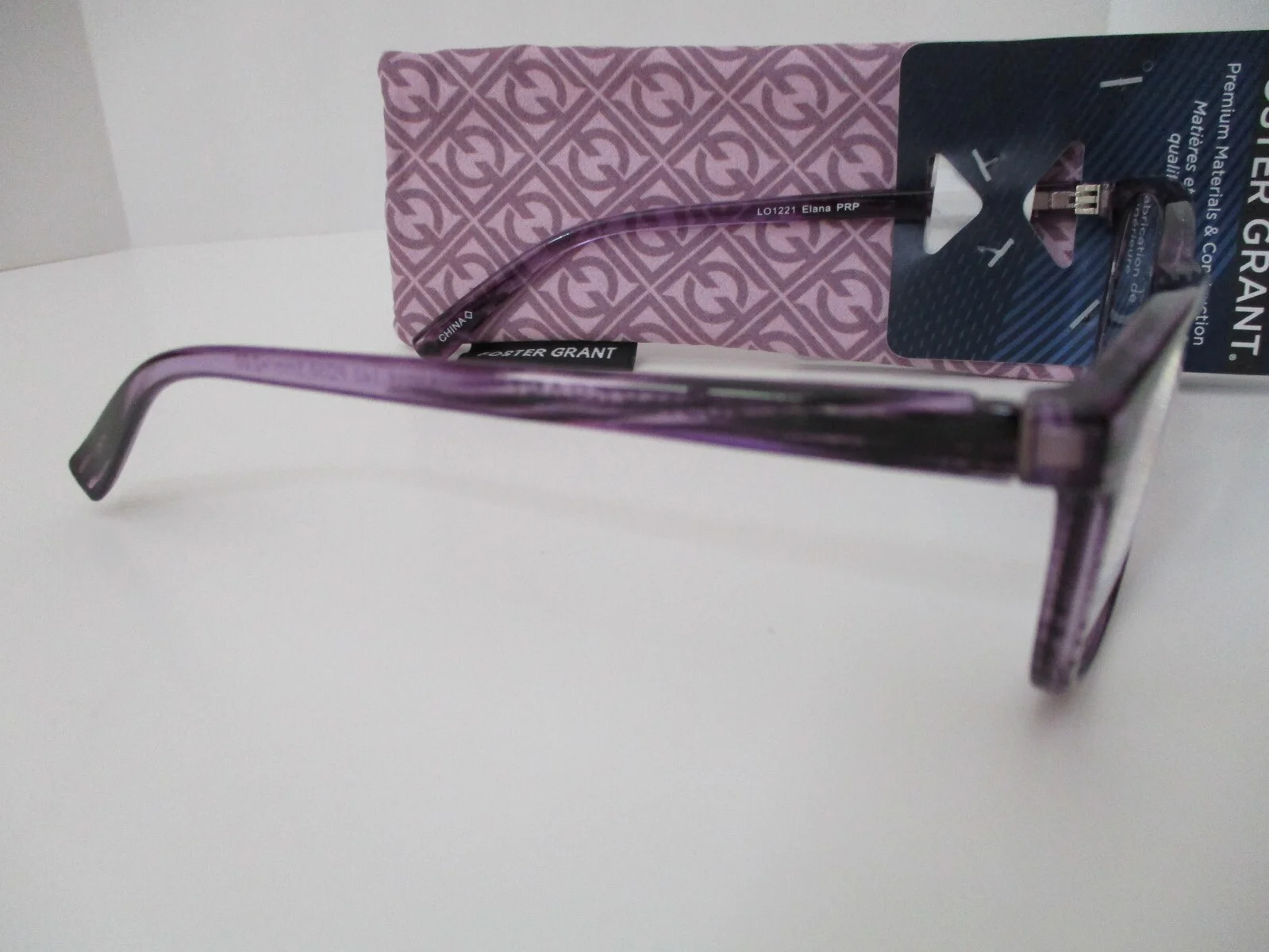 Foster Grant Magnivision Elana Purple Women Reading Glasses Multi Strength New 2