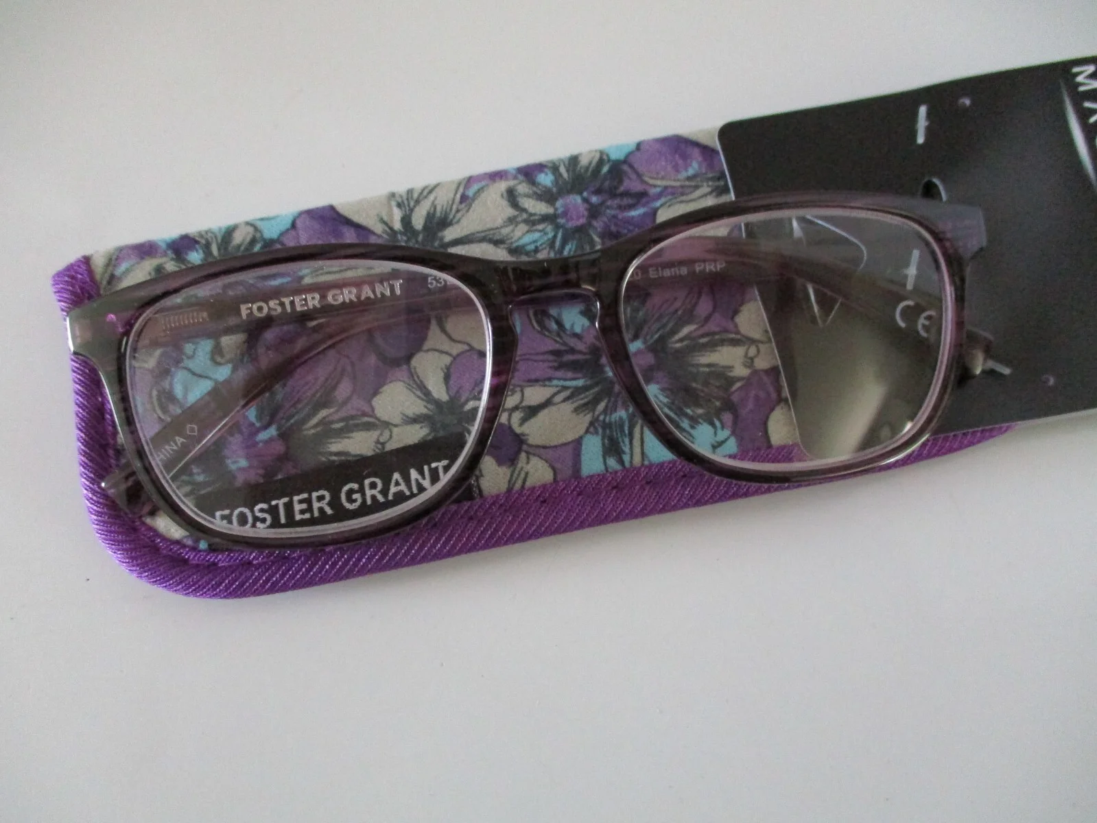 Foster Grant Magnivision Elana Purple Women Reading Glasses Multi Strength New 4