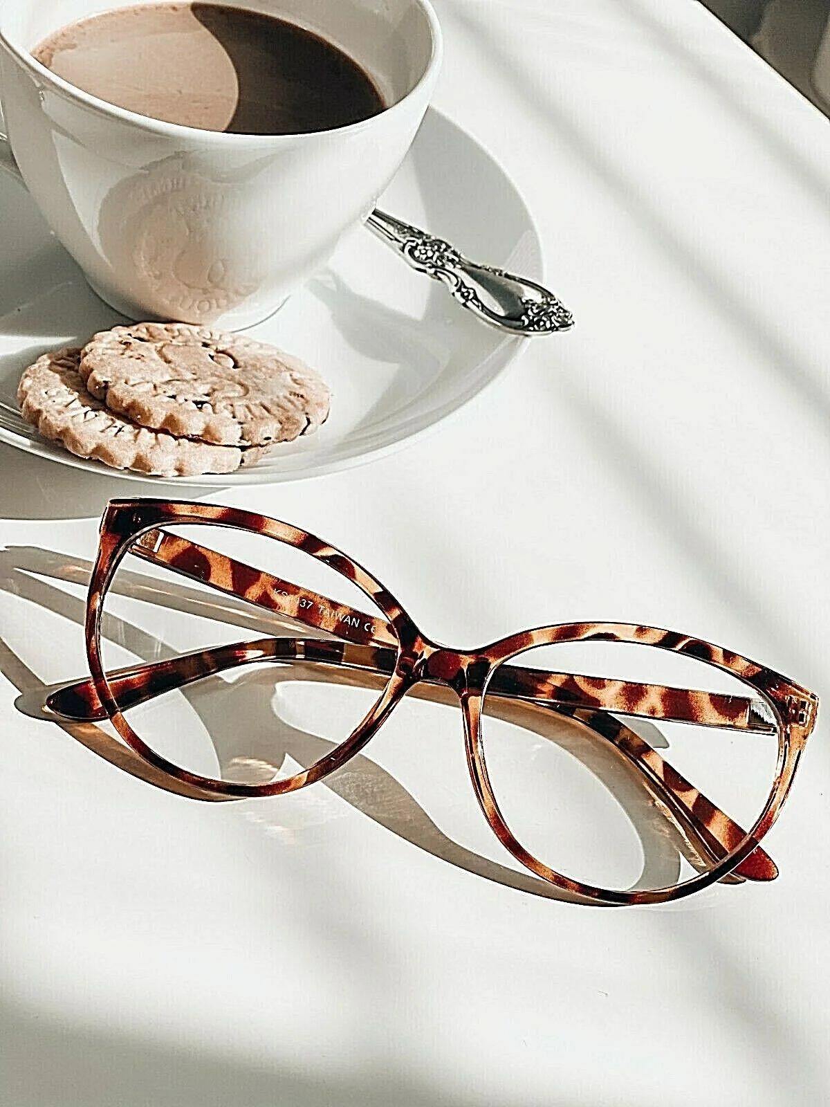 FOXY Women Eyeglasses CAT EYE Clear Lens Shadz Glasses Oversized GAFAS Fashion