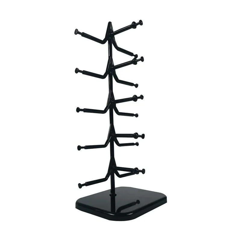 Frame Tray Wood Display Stand Eyeglasses Organizer Shelf Sunglass Holder Rack 3