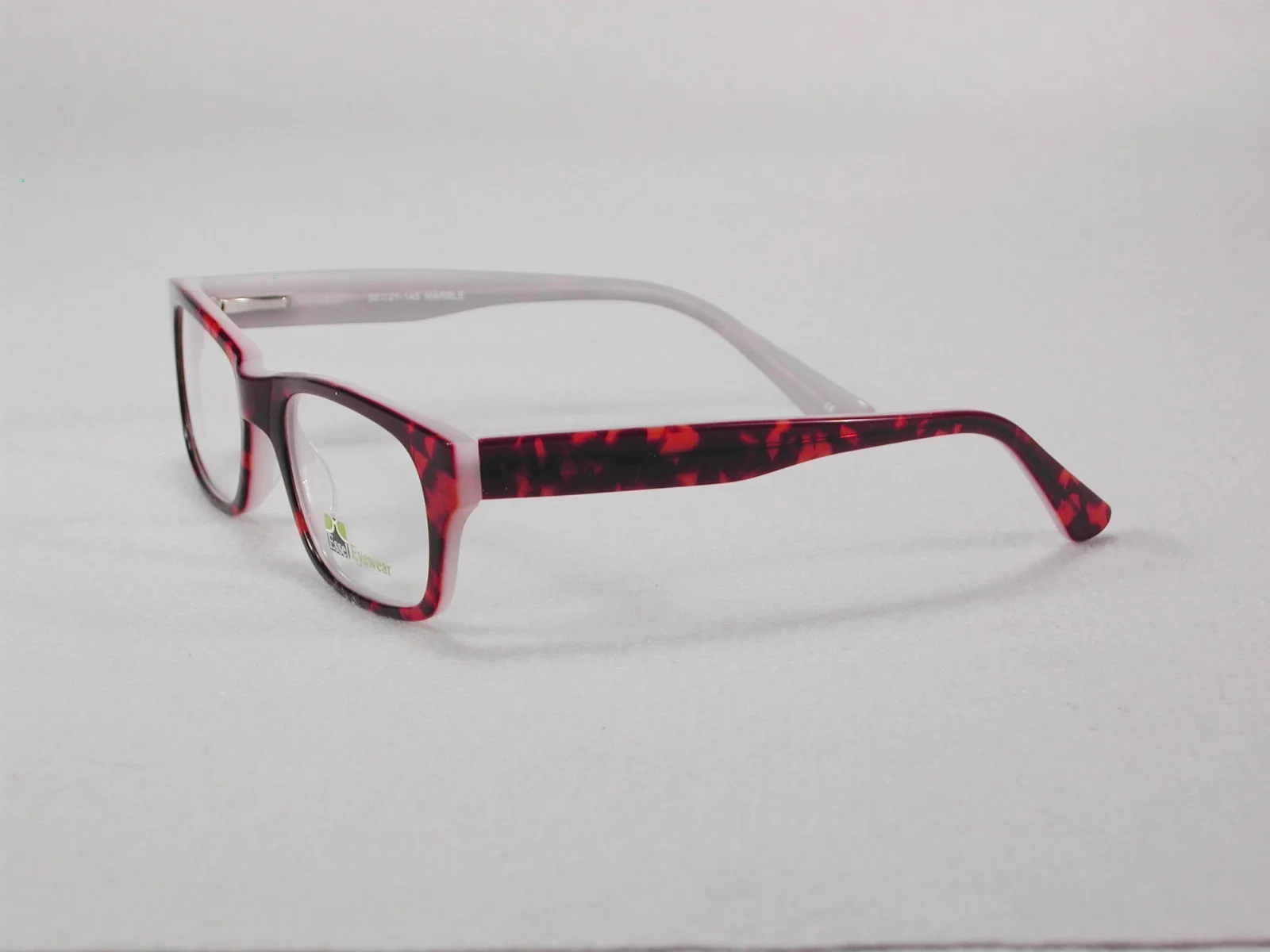 Frames Glasses Full-Rim Men Women Plastic Brown Red White Thick Chunky Square 2