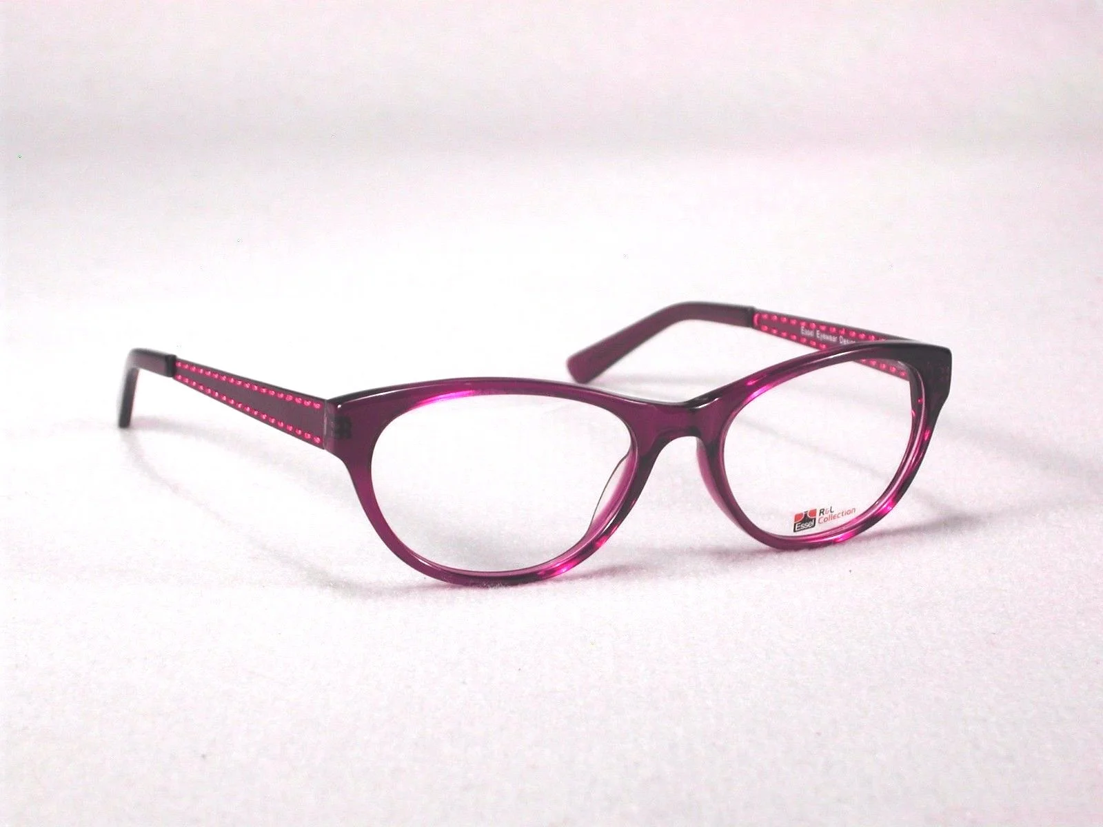 Frames Glasses Full-Rim Women Eyewear Plastic Funky Hipster Thick Oval Round Red