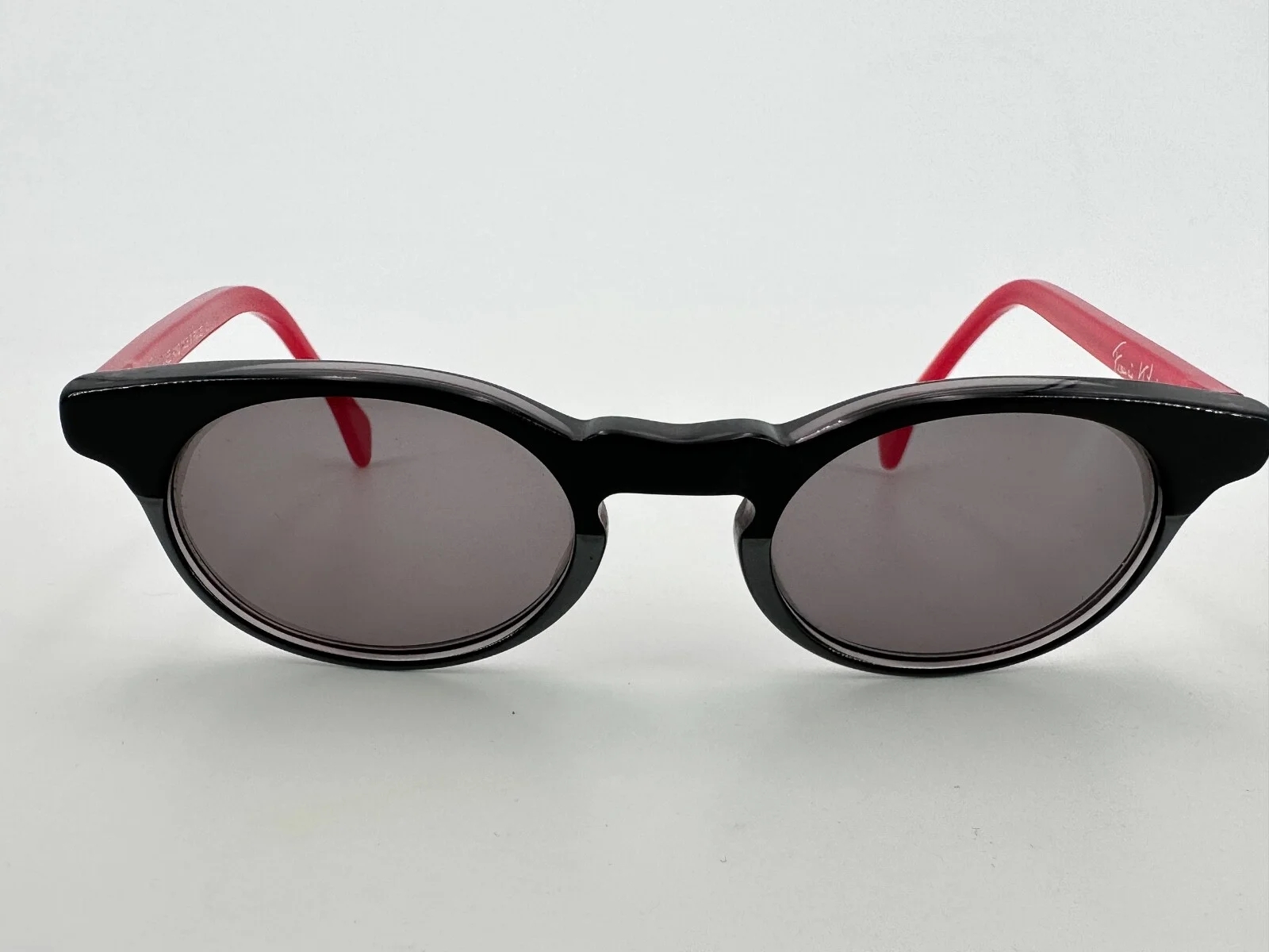 Francis Klein Dante Eyeglasses FRAME A74.A65 Pink Black Gray Cat Eye France H675 2