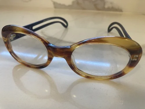 Francis Klein Eyeglasses Frames Made In France Tortoise Metal Arms NARROW FACE