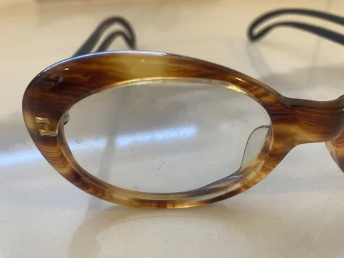 Francis Klein Eyeglasses Frames Made In France Tortoise Metal Arms NARROW FACE 3