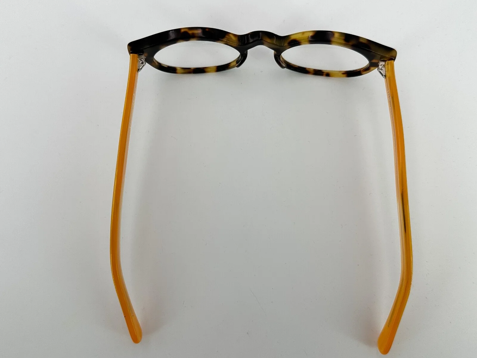 Francis Klein Felix Eyeglasses FRAMES A85.A89 Yellow Tortoise Brown France H673 4