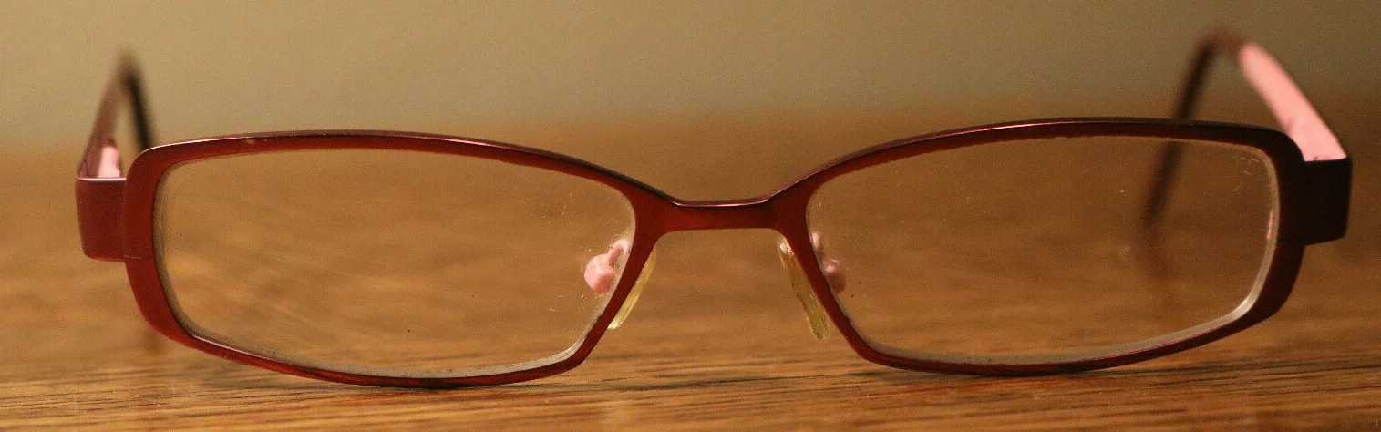 FRENCH BURGUNDY HUDSON Womens Eyeglasses Frames Demo