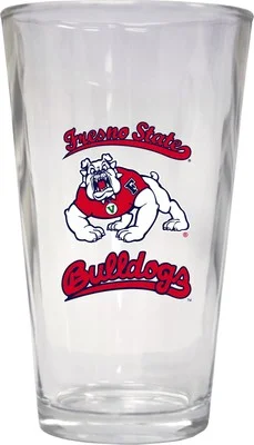 Fresno State Bulldogs 16 oz Pint Glass 3-Pack