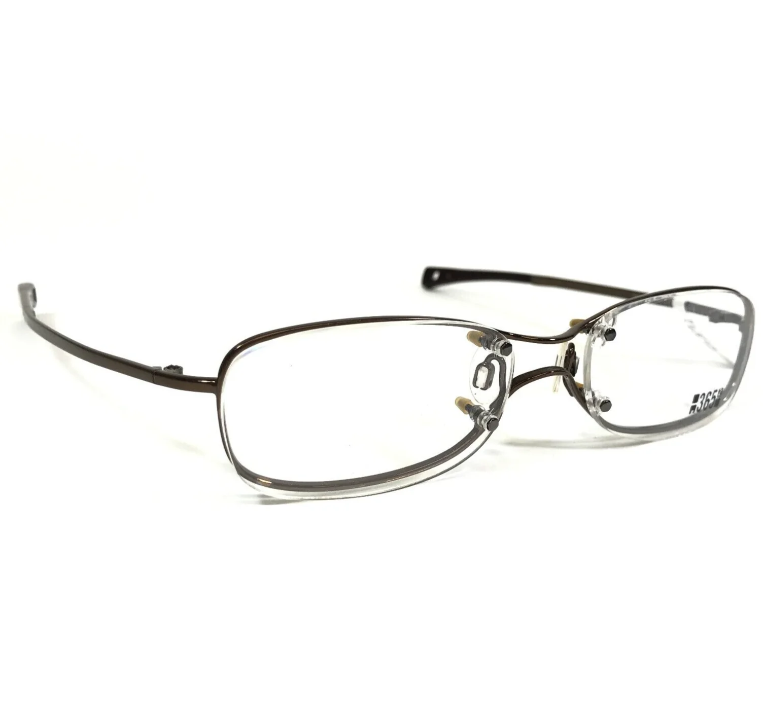 FreudenHaus Eyeglasses Frames PHOENIX Brown Oval Semi Rim 52-18-130 3