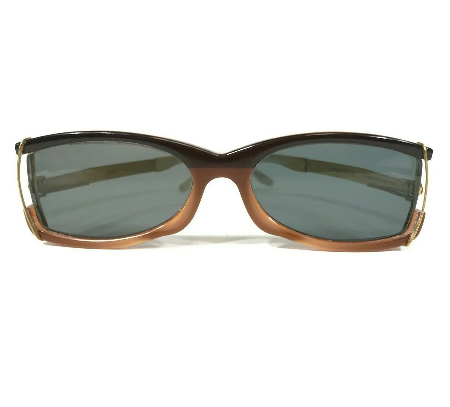 Frost JUMPER Sunglasses Frames Brown Rectangular Titanium Flex Arms 53-17-150 2
