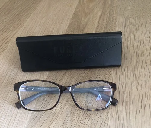 Furla Tate VU4943K Col. 01GQ 140 Eyeglasses Frames Tortoise Brown w/Case