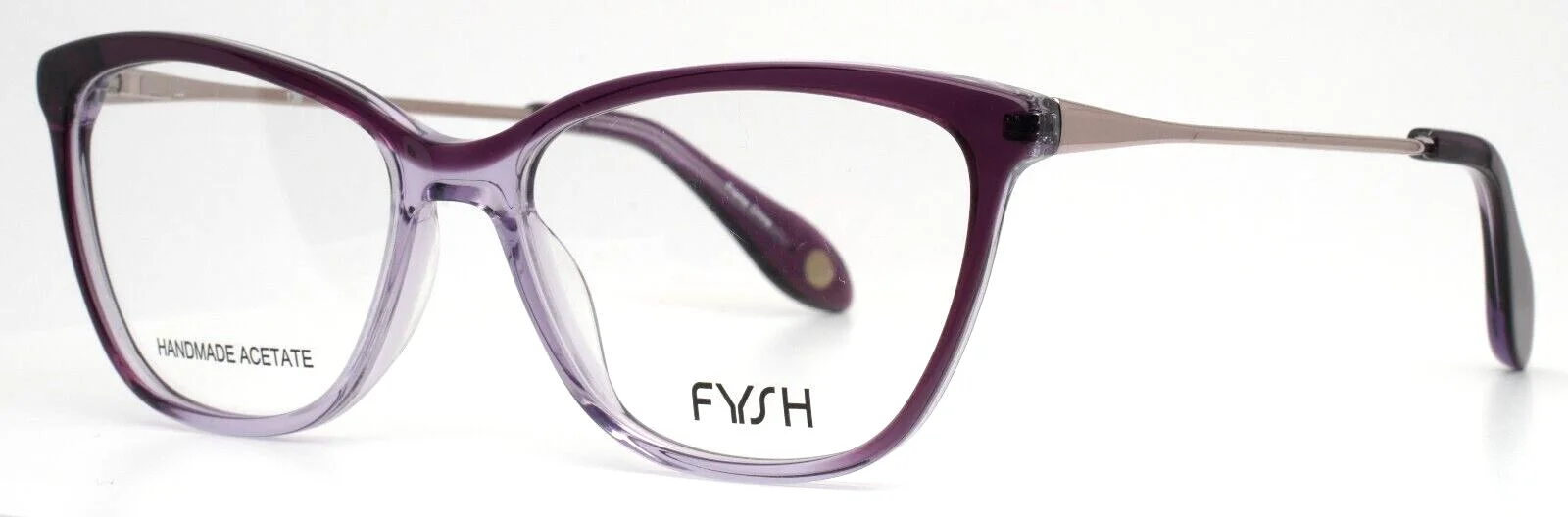 FYSH 3611 847 Purple Fade Womens Cat Eye Full Rim Eyeglasses 53-15-138 B:39