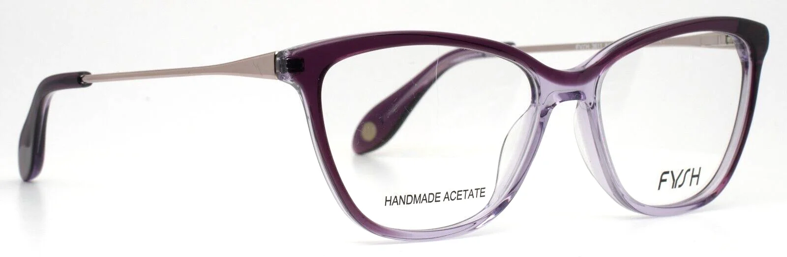 FYSH 3611 847 Purple Fade Womens Cat Eye Full Rim Eyeglasses 53-15-138 B:39 3