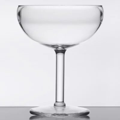 G.E.T. Heavy-Duty Shatterproof Plastic Margarita Glasses, BPA Free, 12 Clear 3