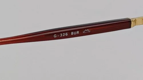 Gant Bentley G-326 Bur Eyeglass Frame Japan Marine Aviator Full Rim 59 15 140mm 3