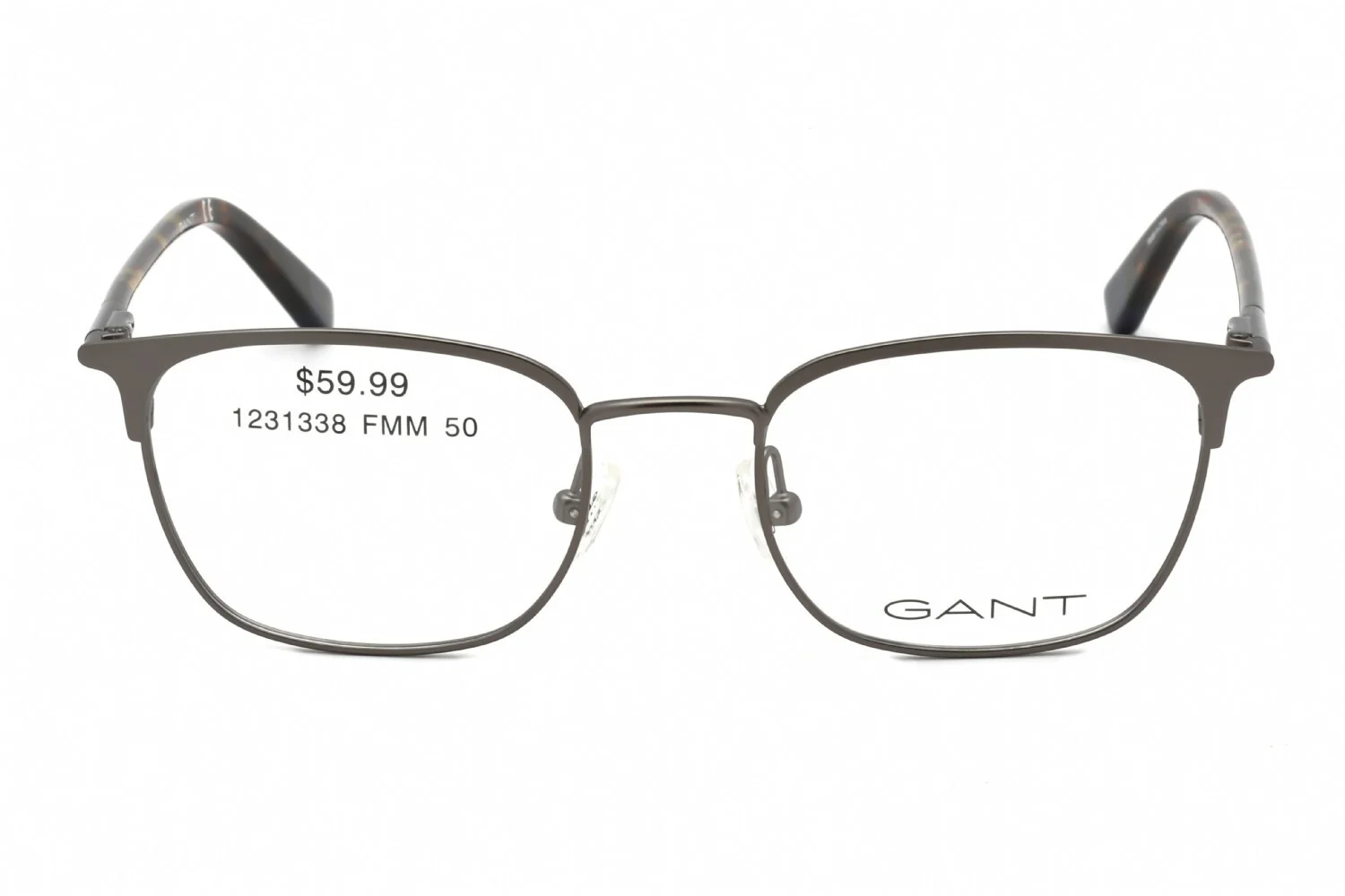GANT Mens Unisex GA3130-3 009 Demo Lens Eyeglasses Matte Gunmetal Frame 50mm 2
