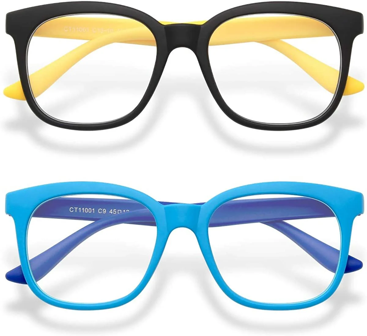 Gaoye 2Pack Kids Blue Light Glasses Computer Gaming Fake Anti Eyestrain NEW