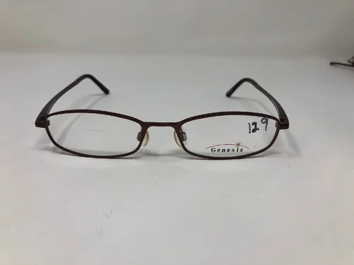 Genesis Eyeglasses Frames ALTAIR 2018 Burgundy 4/7 49-17-130 Full Rim VB78