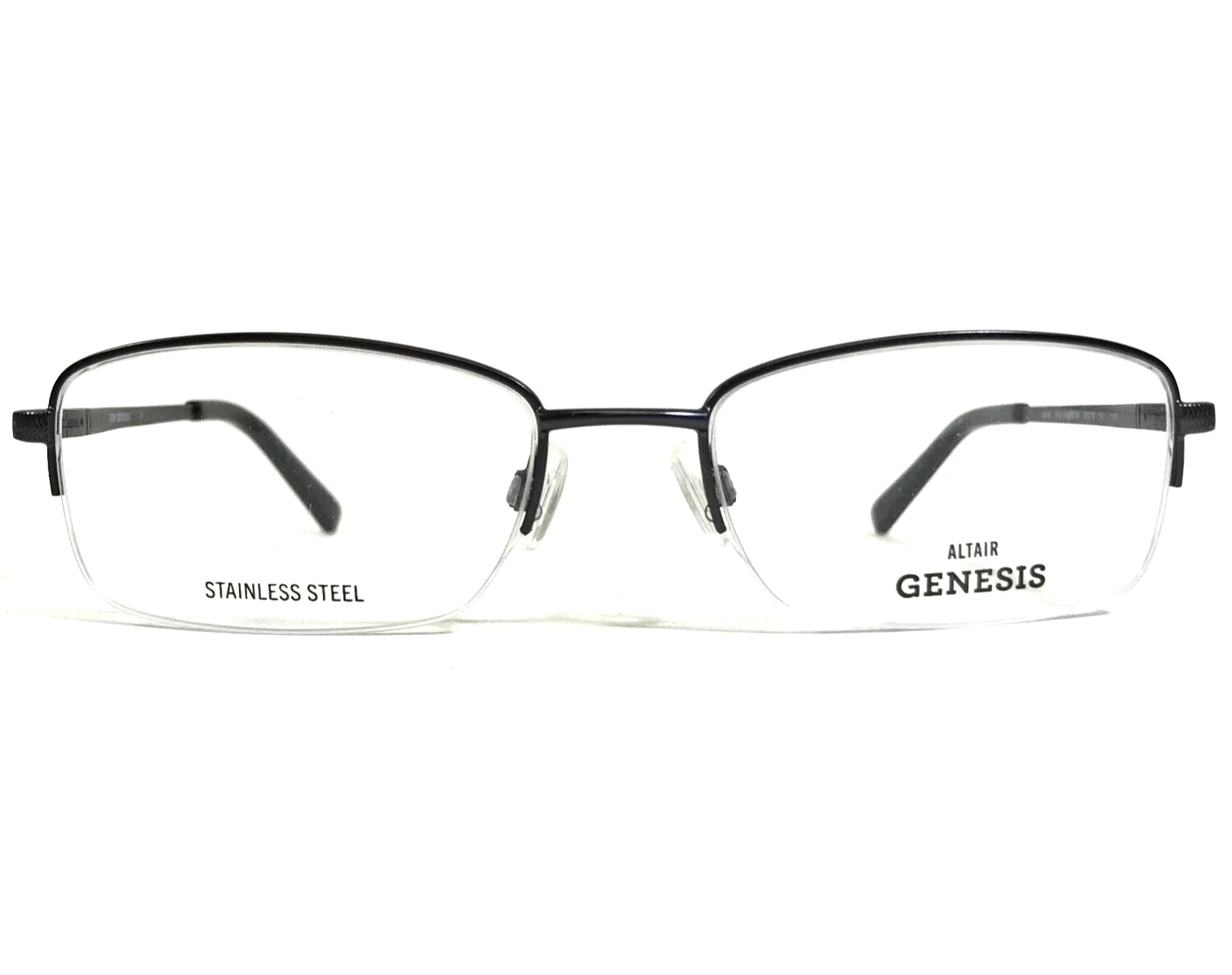 Genesis Eyeglasses Frames ALTAIR G4036 015 GUNMETAL Rectangular 55-19-140