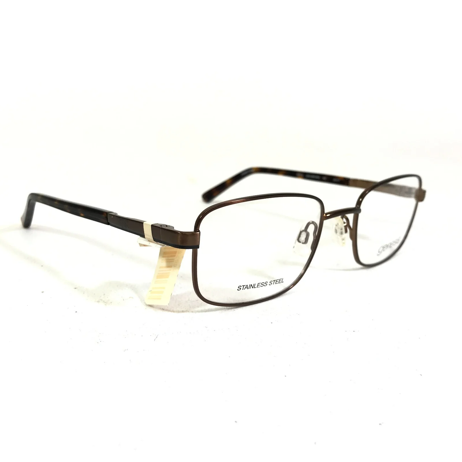 Genesis Eyeglasses Frames G4012 200 BROWN Tortoise Square Full Rim 51-20-140 3