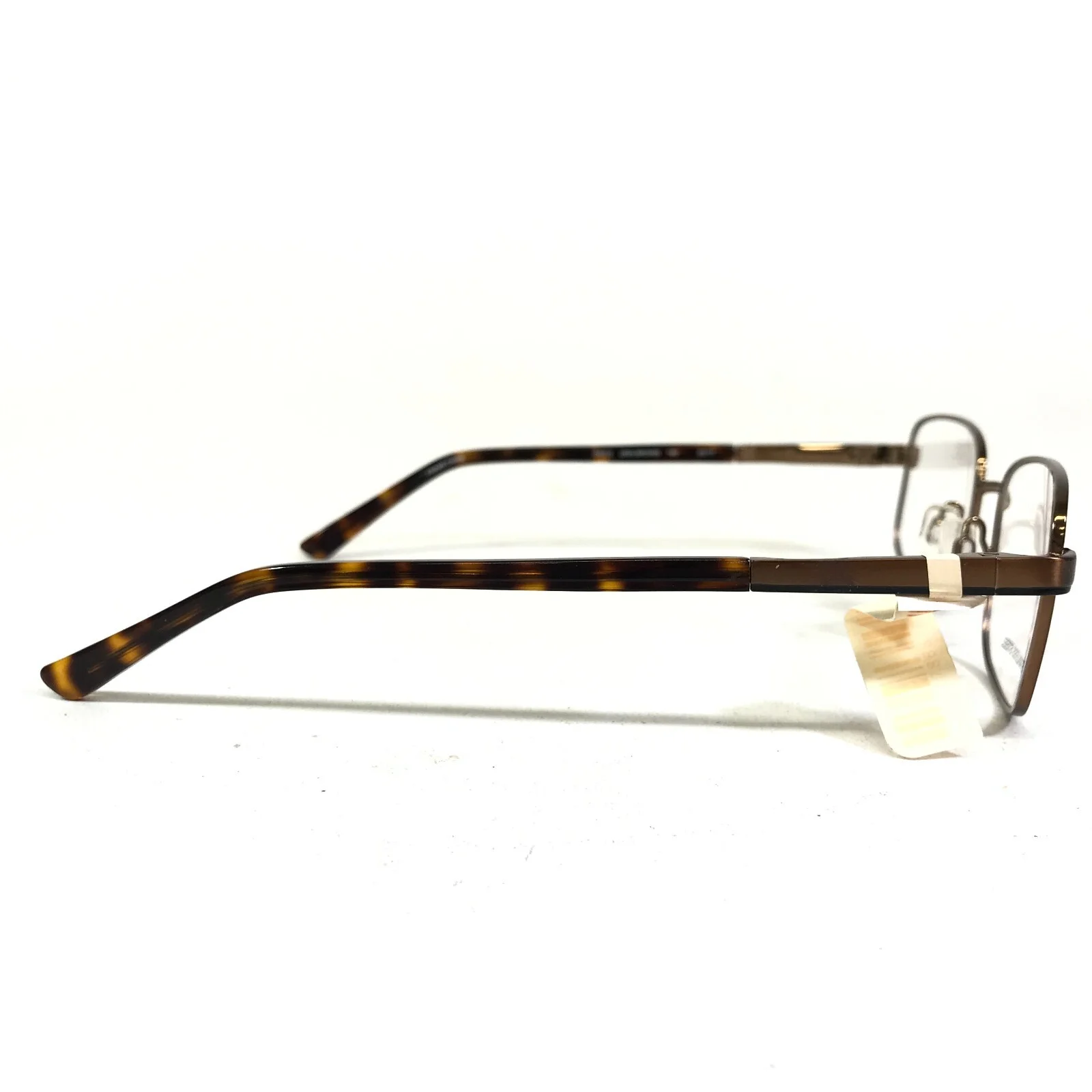 Genesis Eyeglasses Frames G4012 200 BROWN Tortoise Square Full Rim 51-20-140 4